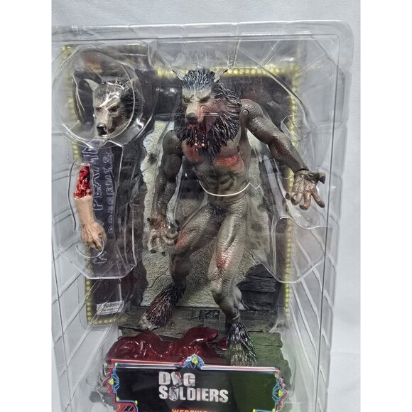 2004 Sota Toys Presents Dog Soldiers Gray Werewolf 8” Action Figure RARE - Picture 2 of 14